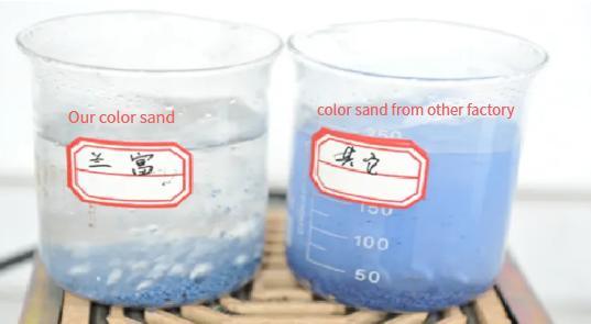 Granaatgroen decoratief zand 4