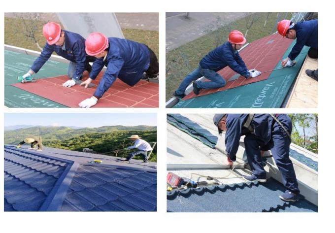 OEM metalen dakpannen met een stenen coating 7