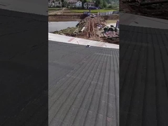 Metalen tegels met een dekoratieve steenkleuring Dikte 0,4 mm Kleurstaaltegel